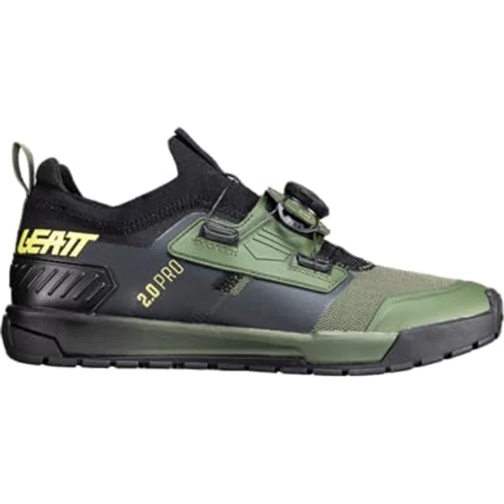 Leatt 2.0 ProFlat MTB-Schuhe, RideGrip Pro Sohle für optimales Pedalgefühl, Slide-Lock-Schnürsystem, atmungsaktives Material, schwarz – Bild 3