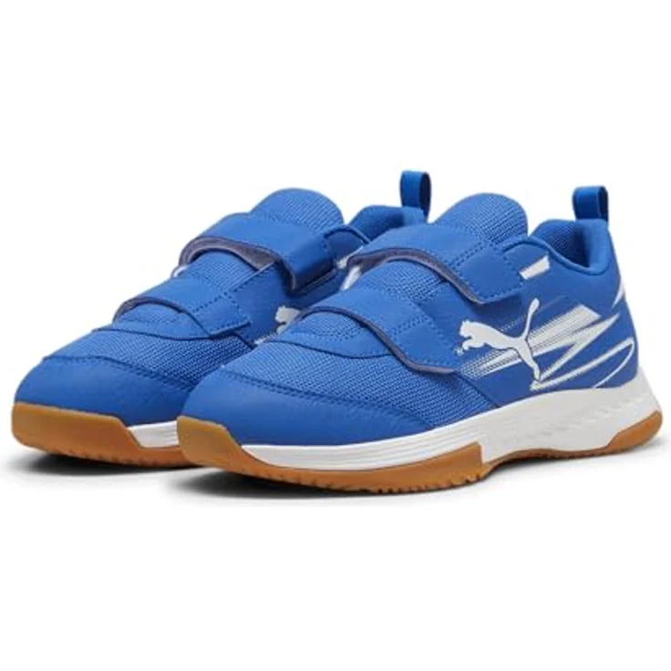 PUMA Varion II, Kinder Laufschuhe mit Variofoam Dämpfung und Klettverschluss, blau, Grösse 33 – Bild 3