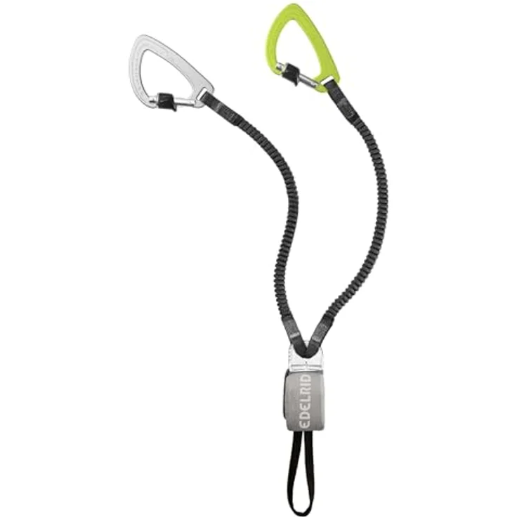 EDELRID Klettersteigset Cable Kit Ultralite VII, ultraleicht mit HMPE-Armen, schwarz – Bild 1