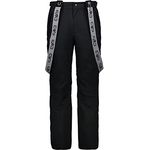 CMP Campagnolo Man Pant, Herren Skihosen aus Super Roubaix, elastisch und atmungsaktiv, Schwarz, XL