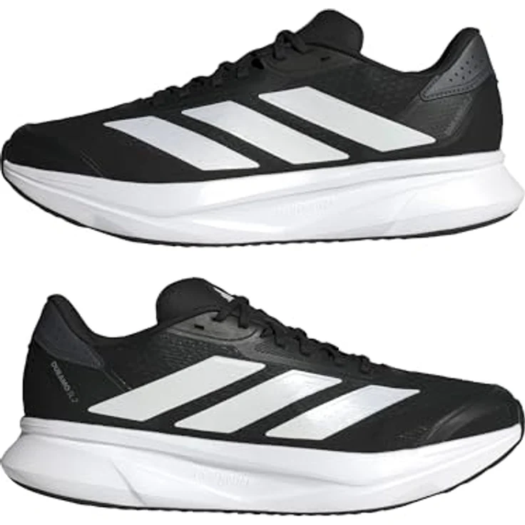 Adidas Duramo SL2 Laufschuhe Herren, cblack/ftwwht/grefiv, atmungsaktives Obermaterial, gepolsterte Zwischensohle, rutschfeste Gummisohle – Bild 11