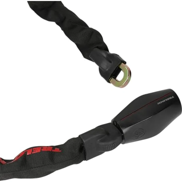 Trelock Kettenschloss 110 cm D 9,5 mm BC 680/110/9,5 schwarz ohne Halter – Bild 6