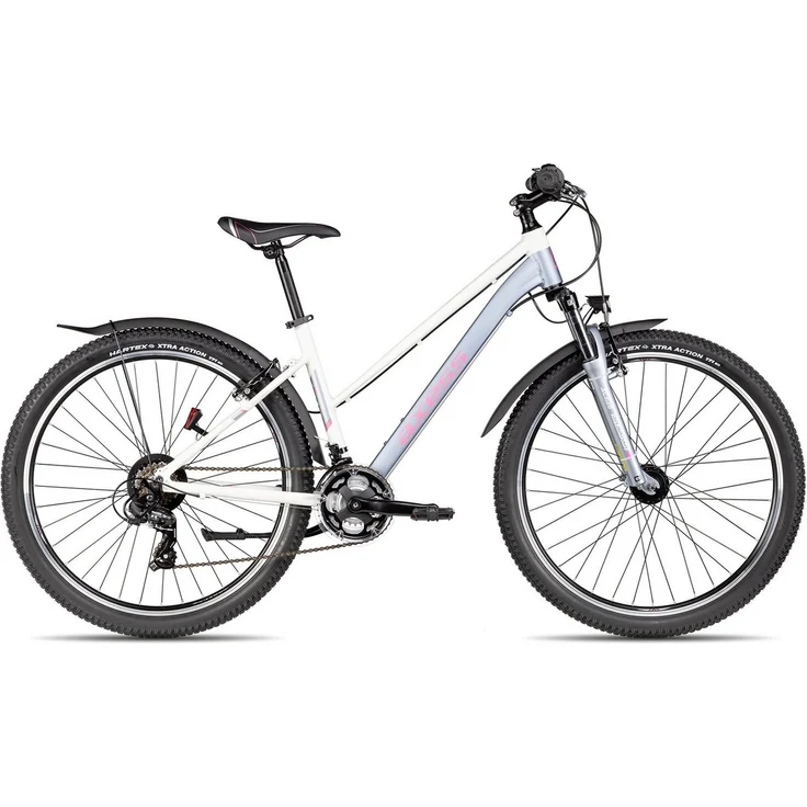 Axess Kinderfahrrad Axess Adventure 27.5 Trapez, 21 Gang Shimano Tourney Kettenschaltung, weiß