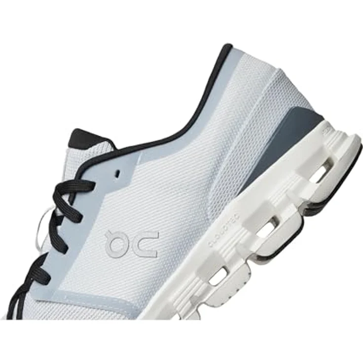 ON Running Cloud X 4, neutrale Laufschuhe aus recyceltem Mesh mit CloudTec®-Zwischensohle und Gummi-Außensohle, grau, EU 41 US 8 – Bild 6