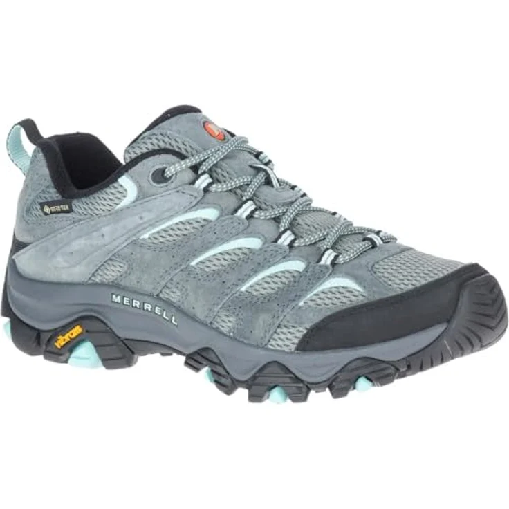 Merrell Moab 3 GTX, Damen Wanderschuhe, grau, GORE-TEX, Vibram-Außensohle, reguläre Passform – Bild 1