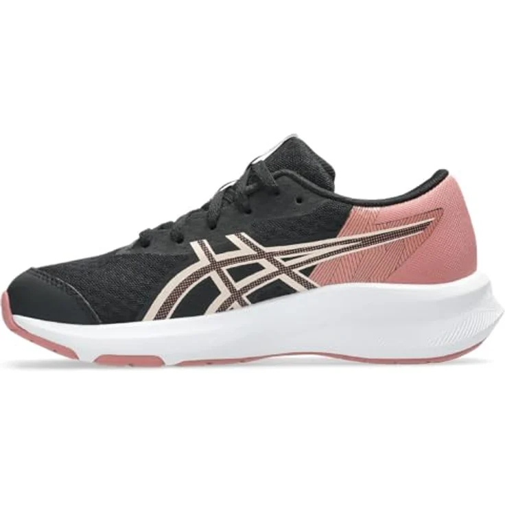Asics Patriot 14 GS, Laufschuhe für Kinder mit atmungsaktivem Obermaterial und Gummisohle, schwarz – Bild 4
