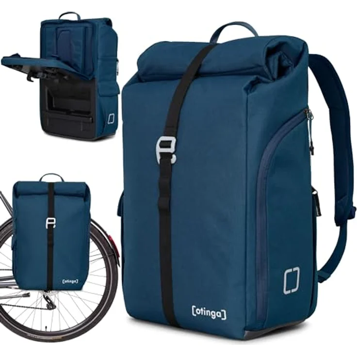 otinga Flip V3 Fahrradtasche Rucksack, 34L Volumen, wasserdicht, umbaubar in 3 Sekunden, mit Organizer und Flaschenfach – Bild 1