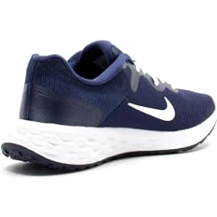 Nike Revolution 6 Running, Herren Laufschuhe mit atmodungsaktivem Obermaterial, Dämpfung und regulärer Passform, Blau, Größe 45 – Bild 6
