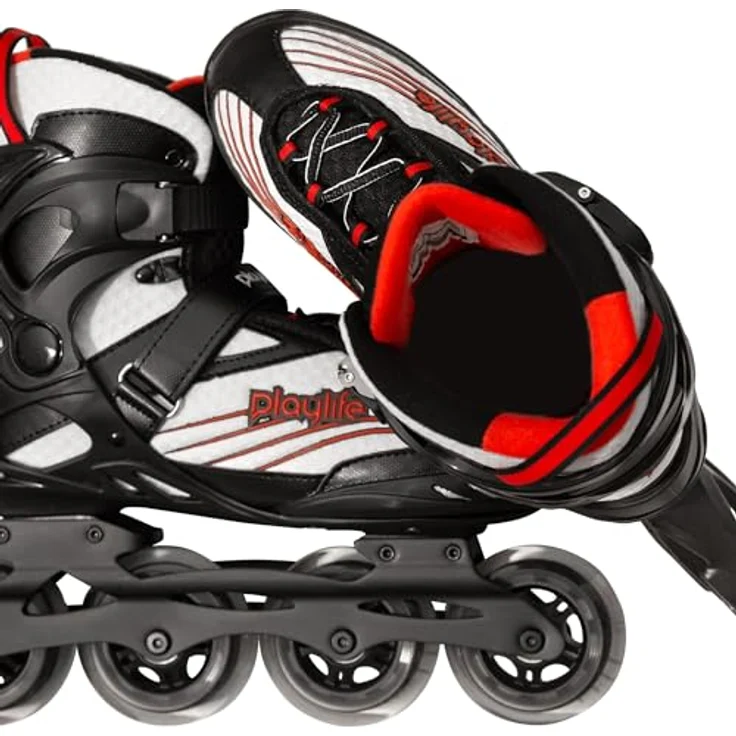 Playlife Flyte Black 84, Rollschuhe mit 84mm Rollen und ABEC 7 Lagern, Schwarz – Bild 5