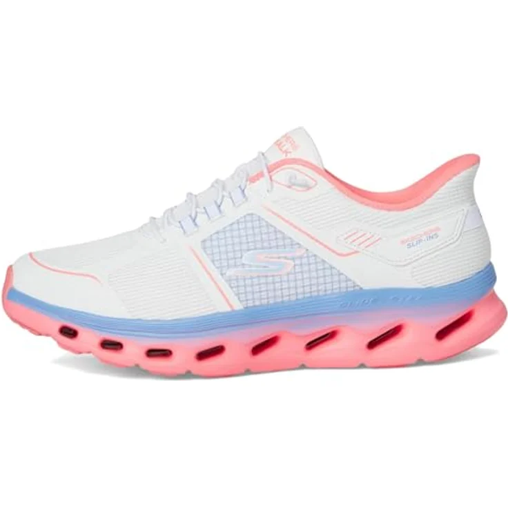 Skechers Go Walk Glide Step 2.0, Damenschuhe mit Gummizug Schnellverschluss und Air Cooled Memory Foam, Weiß EU 41 – Bild 5