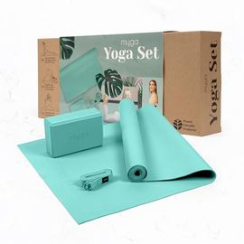 Myga Yoga Starter Kit (4 mm), Türkis