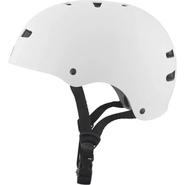 TSG Skate-/BMX-Helm, weiß gespritzt, Halbschalenhelm mit stabilem ABS-Kunststoff und „Tuned Fit System“ – Bild 4
