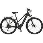 Fischer E-Bike ATB TERRA 8.0i, Elektrofahrrad für Damen und Herren, RH 45 cm, Mittelmotor 90 Nm, 36 V Akku, Schwarz