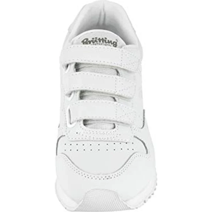 Brütting Herren Laufschuhe Halbschuhe, Synthetikmaterial, flacher Absatz 2 cm, Klettverschluss, Weiss, Größe 39 – Bild 3