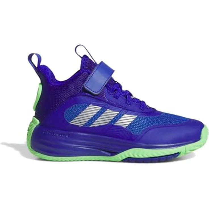 adidas Ownthegame 3.0, Laufschuhe mit LIGHTMOTION Dämpfung und Adiwear Außensohle, Lucid Blue/Silver Met./Lime Burst, Größe 39 – Bild 3