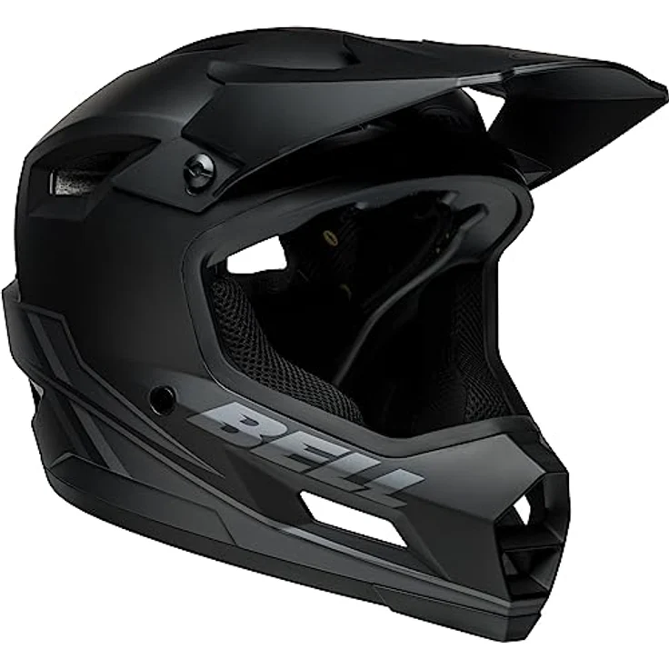 Bell Sanction 2 Dlx Mips Downhillhelm Schwarz M - Leichter Parkhelm mit ventilierte DH Air-Polsterung – Bild 2
