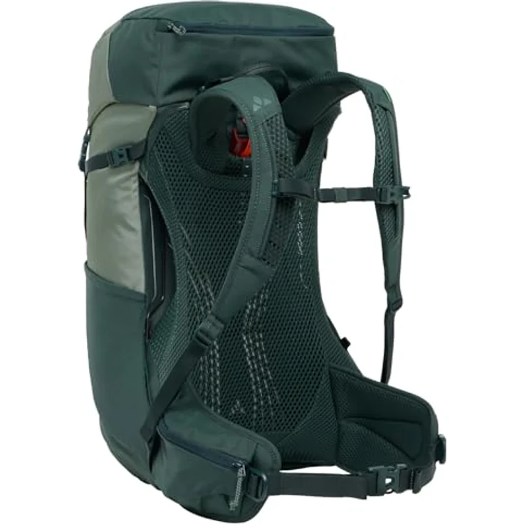 VAUDE Brenta 30 Wanderrucksack 30L mit ergonomischem Tragesystem, atmungsaktiver Rückwand, Trinksystem-Fach und verstellbaren Gurten - Schwarz – Bild 2