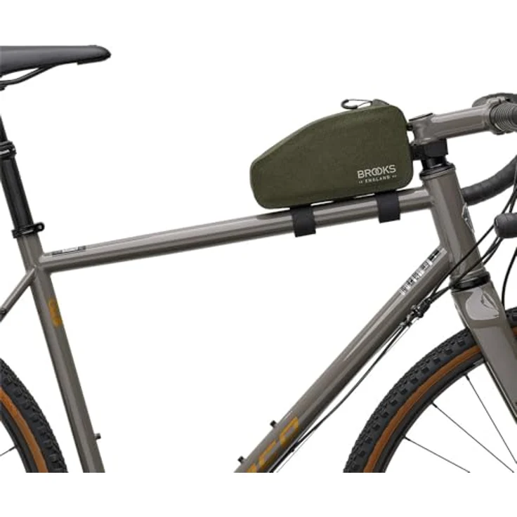Brooks England Scape Top Tube Bag, 100 % wasserdichte Rahmentasche mit 0.90 l Volumen und innovativem YKK-Reißverschluss – Bild 5