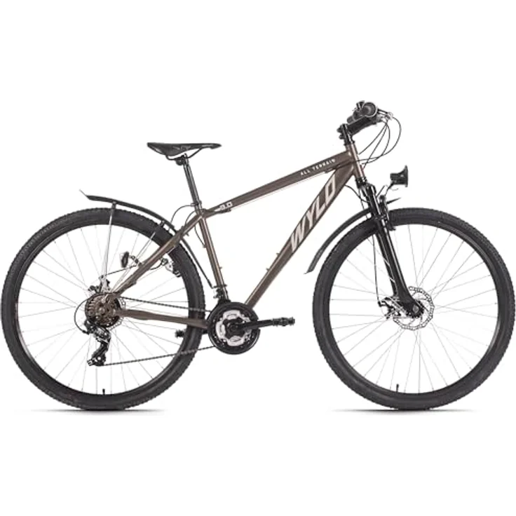 WYLD HEIST 3.0 Mountainbike Hardtail 29“, Anthrazit, 21 Gang Shimano Tourney, mechanische Scheibenbremsen, RH 51 cm – Bild 2
