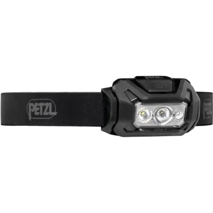 PETZL ARIA 2 RGB Stirnlampe, 450 lm, taktische Beleuchtung mit Flutlicht und fokussierter Sicht, Schwarz [New Gen] – Bild 3
