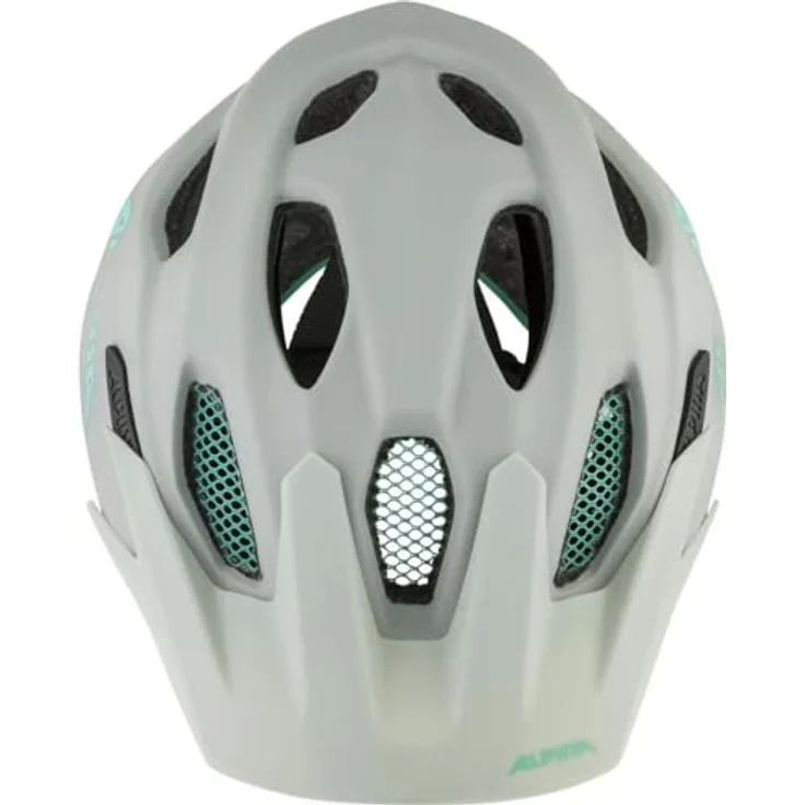 Alpina APAX JR MIPS Kinder-Fahrradhelm, schutzschonende Inmold-Fertigung, Smoke Grey Turquoise matt, Kopfumfang: 51-56 cm – Bild 2