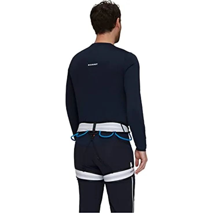 Mammut Eiger Nordwand Harness, Klettergurt für Damen und Herren, weiß, Größe S – Bild 4