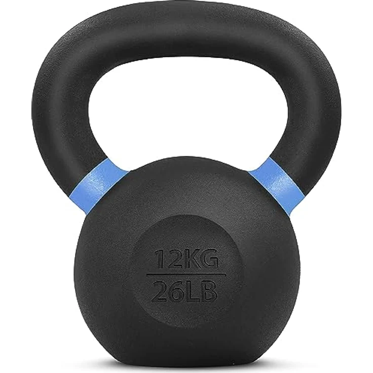 Yes4All SD7M Pulverbeschichtetes Kettlebell aus Gusseisen, 12 kg – Bild 1