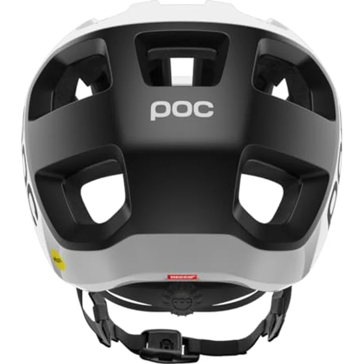 POC Cularis MIPS, Ultraleichter Trail- und XC-MTB-Helm mit MIPS Air Node, Breakaway-Visier, 360° Passform und Fidlock®-Magnetverschluss, schwarz – Bild 4