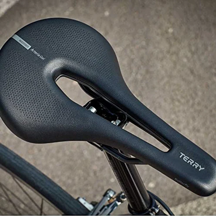Terry Arteria, Velosattel mit Comfort Foam Polsterung, Entlastungskanal und minimalistischem Design, schwarz – Bild 5