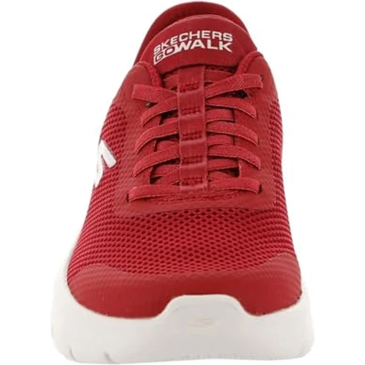 Skechers GO WALK Flex Grand Entry, Damen Slip-ins Sneaker für maximalen Komfort, rot – Bild 5