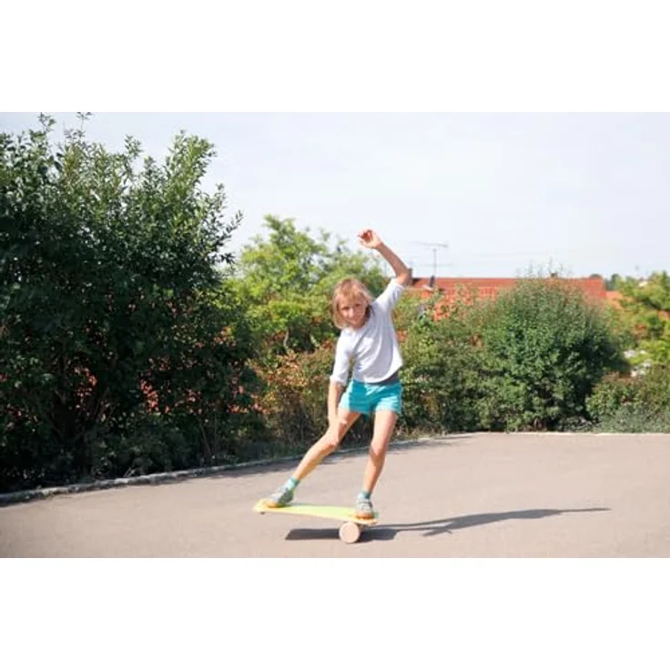 pedalo Pedalo® Rola-Bola Fun I Gleichgewichtstrainer I Balanceboard I Koordination I Balancierbrett I Fun-Sport I Surfboard I Skateboard I Freestyle (grün) – Bild 2
