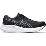 ASICS Gel Pulse 15, Herren Laufschuhe mit hoher Dämpfung und atmungsaktivem Obermaterial, Black/Sheet Rock, Größe 46.5