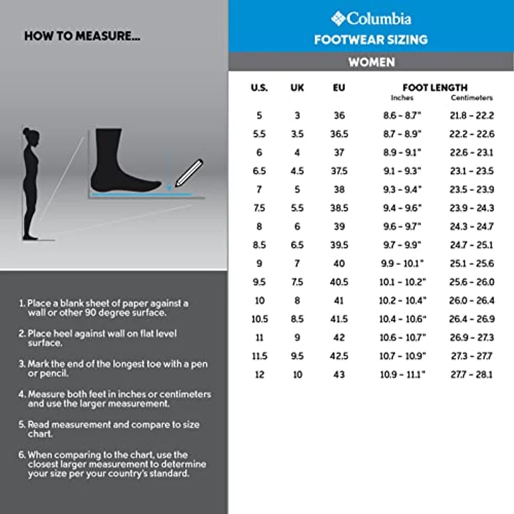 Columbia NEWTON RIDGE™ PLUS Damen Wanderschuhe, wasserfest, atmungsaktiv, Schwarz/Chalk, Größe 37.5 – Bild 7