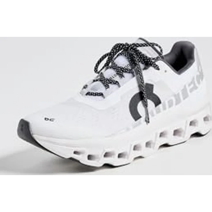 On Running Cloudmonster, Damen Laufschuhe mit CloudTec-Dämpfung und atmungsaktivem Obermaterial, Weiss, Gr. 40 – Bild 2