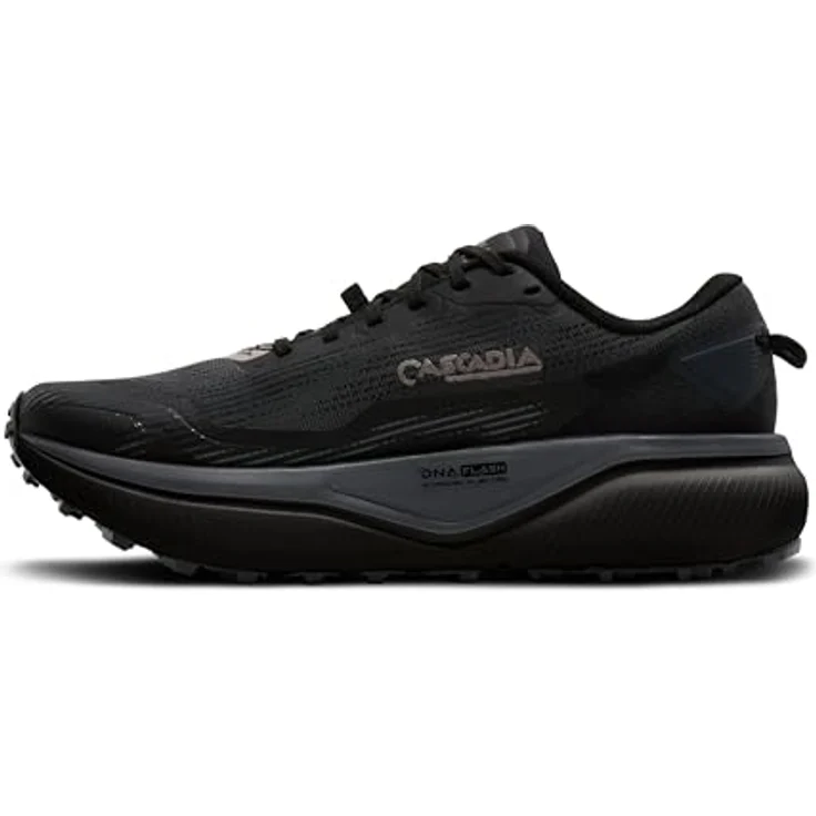 Brooks Cascadia 20 GTX, All-Terrain-Laufschuhe mit GORE-TEX Membran, Black/Ebony/Nocturnal, Größe 45.5 – Bild 5