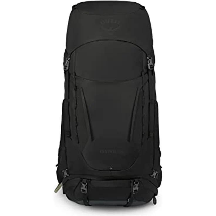 Osprey Kestrel 68 Black S/M, Wanderrucksack mit AirScape Rückenplatte und integrierter Regenhülle – Bild 2