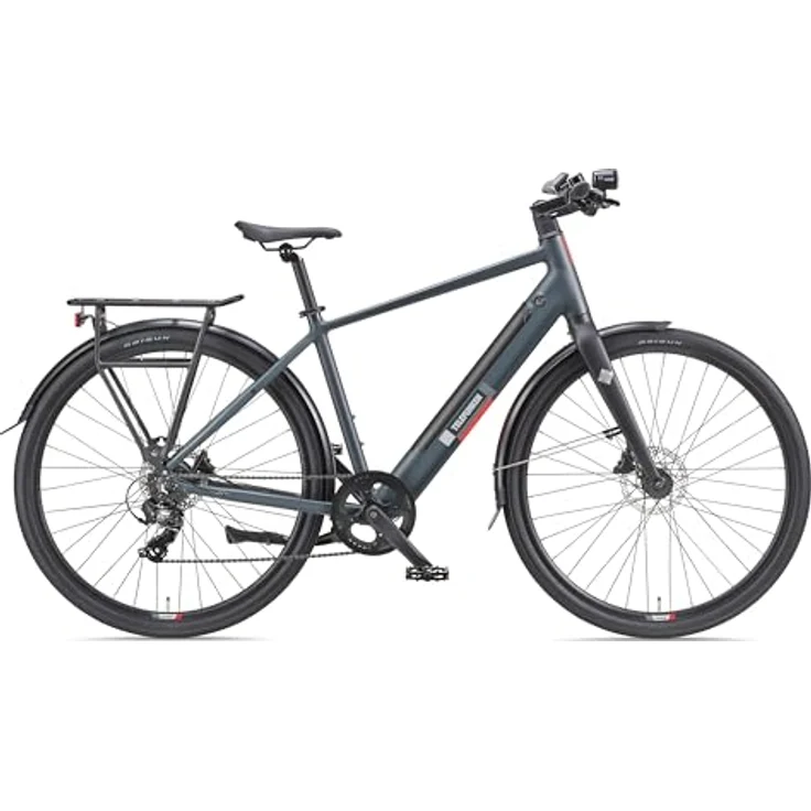 TELEFUNKEN E-Bike Herren 28 Zoll, Elektrofahrrad Hinterradmotor, 7-Gang Shimano Kettenschaltung, Hydr. Scheibenbremsen - Pedelec Urban-Bike, UH210 in schwarz – Bild 2