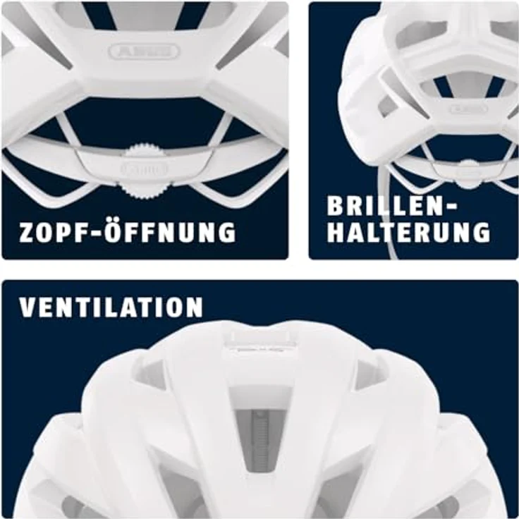Abus StormChaser Ace, leichter Roadhelm für Schnelligkeit, 57-61 cm, optimierte Belüftung – Bild 5