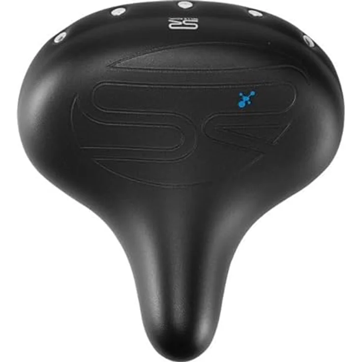 Selle Royal Drifter Med. Premium, Velosattel mit Royalgel-Technologie, doppelte Federung und robuster Strengtex-Oberfläche, schwarz – Bild 3