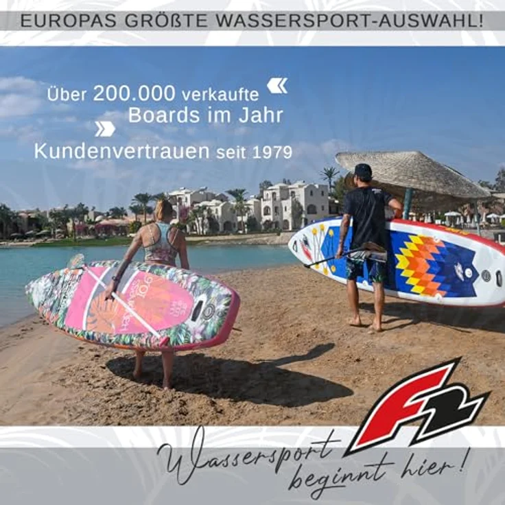 F2 AXXIS Damen Ltd. Edition SUP Board 10,2", Aufblasbar, Lila, mit Kajaksitz und Paddel – Bild 5