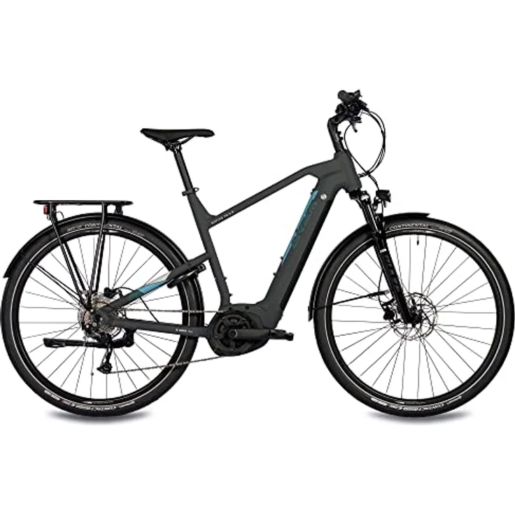 Airtracks 28 Zoll E-Bike Herren Trekking Fahrrad Motiv TR.2.0 Schwarz Matt Bosch Performance LINE POWERTUBE 625Wh 9 Gang Shimano RD-M2000 SGS (54cm) – Bild 2