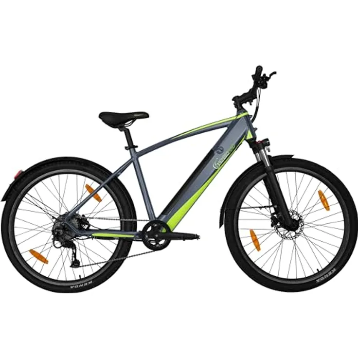 SachsenRAD E-Racing Mountainbike R8 Flex III,14.5Ah Hydraulische Bremsen 9 Gang | BAFANG Motor 27.5 Zoll MTB Bike bis 150KM Herren Damen Elektrofahrrad-Grau - Preisvergleich