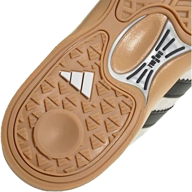 Adidas Hb Spezial, Vintage Handballschuh mit Wildleder-Obermaterial, Dämpfungssystem und Torsion Technologie, ftwwht/cblack, Größe 43 1/3 – Bild 6