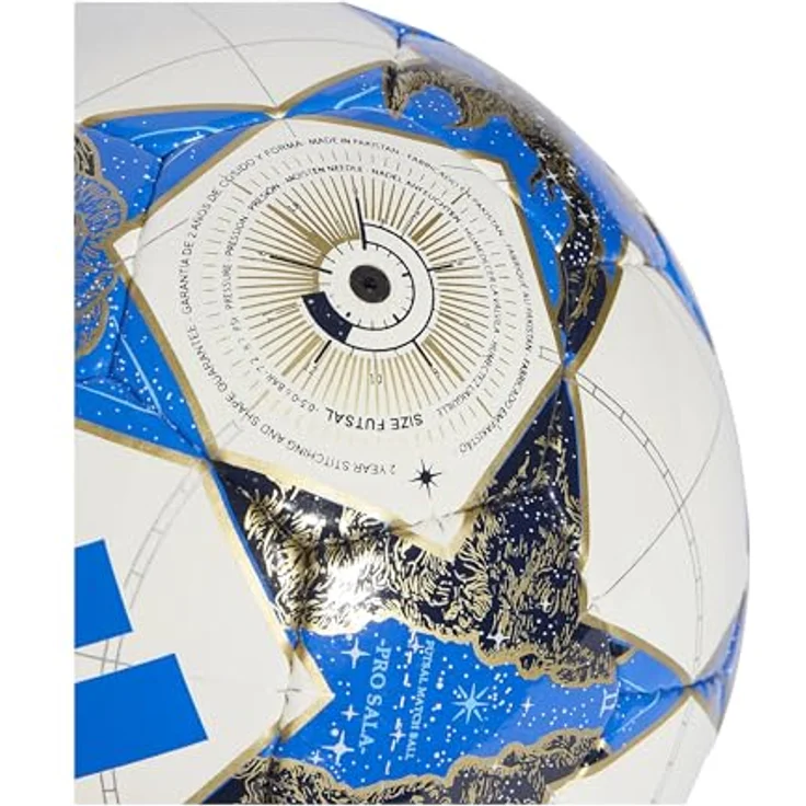 Adidas UEFA Champions League Sala, FIFA Quality Pro Ball, Unisex Fußball, Weiß, Größe 4 EU – Bild 3
