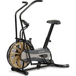 SportPlus Air Bike mit Luftwiderstand, Heimtrainer für HIIT,  Bike, beleuchtetes Display, bis 100 kg belastbar