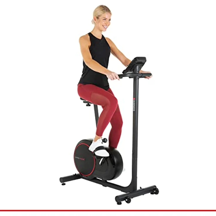 HAMMER Ergometer Heimtrainer Cardio 5.0, tiefer und breiter Einstieg, App-Steuerung für Smartphone/Tablet, Bluetooth Anbindung, kompatibel mit: Kinomap, iConsole+ und BitGym, 12 Programme – Bild 1