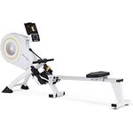 SportPlus | Rudergerät für zuhause mit Luftwiderstand (8 Stufen), App-Kompatibilität, leise & flüssig trainieren, Sicherheit geprüft bis 150 kg