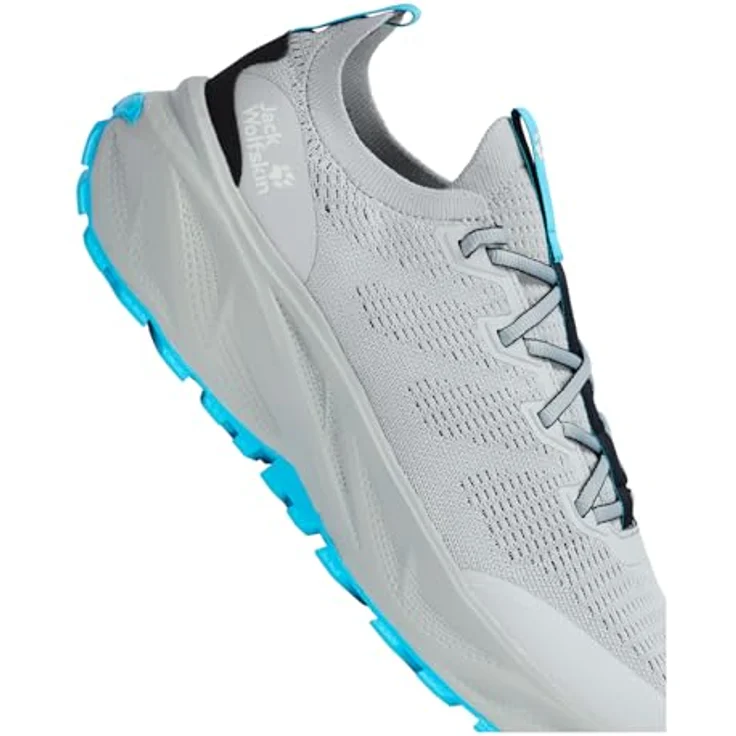 Jack Wolfskin PS Trail Knit Low M, Herren Wanderschuhe mit TEXARIDE-Technologie, grau – Bild 5