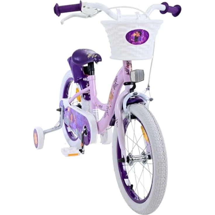 Volare Kinderfahrrad Disney Wish, 1 Gang, ohne Schaltung, lila, 16 Zoll – Bild 6