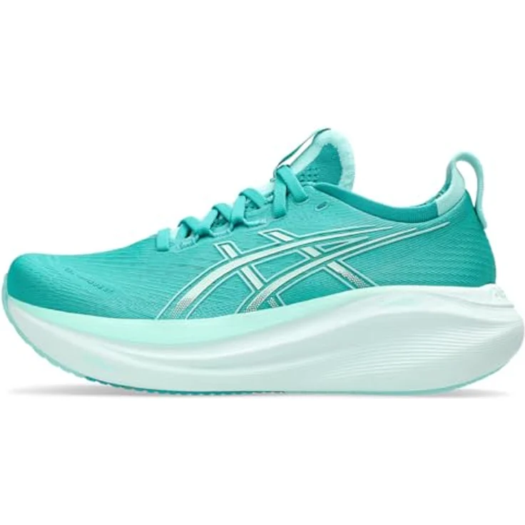 ASICS GEL-NIMBUS 27, Laufschuhe mit Gel-Technologie, Wave Teal/Illuminate Mint, Größe 38 – Bild 6